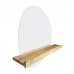 Espelho Funcional Shelf Pinus 66x52cm Orgânico