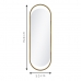 Espelho de Corpo Glam Dourado 140x43cm Oblongo