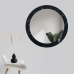 Espelho Decorativo Circle Mármore Preto 60cm Redondo Central