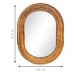 Espelho Decorativo Nature Bananeira 60x80cm Oblongo