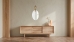 Espelho Decorativo Hole Alça Sisal Natural 60x40cm Oval
