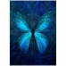 Quadro Decorativo Galeria Borboleta Azul 