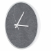 Relógio Decorativo Round Branco Mostrador Cinzell Ponteiro Branco 40cm Redondo