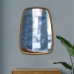 Espelho Decorativo Freijó 70x48cm Orgânico
