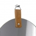 Espelho Decorativo Life Alça Corino Caramelo 60x40cm Oval
