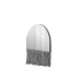 Espelho Decorativo Half Bangs Cinza 27cm