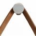 Espelho Decorativo Vintage Alça Corino 40cm Redondo