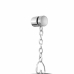 Espelho Decorativo Duplo Alça Corrente 20cm 20cm Redondo