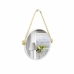 Espelho Decorativo Adnet Alça Sisal 30cm Redondo
