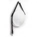 Espelho Decorativo Adnet Alça Macramê 40cm Redondo
