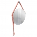 Espelho Decorativo Vintage Alça Macramê 40cm Redondo