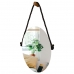 Espelho Decorativo Vintage Alça Corda Naval 60x40cm Oval