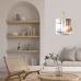Espelho Decorativo Tie Alça Sisal Natural 40x40cm Quadrado