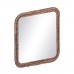 Espelho Decorativo Corda Bananeira 70x70cm Quadrado