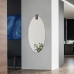 Espelho Decorativo Choker Aplique Madeira 130x60cm Oval