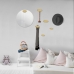 Espelho Decorativo Aplique Oval Pinus 60cm Redondo