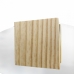 Espelho Decorativo Aplique Quadrado Pinus 60cm Redondo