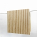 Espelho Decorativo Aplique Quadrado Pinus 40x40cm Quadrado