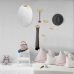 Espelho Decorativo Aplique Oval Pinus 60x40cm Oval
