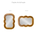 Espelho Decorativo Cloud Carvalho 73x53cm Org&acirc;nico