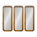 Kit Espelho Decorativo Poli Carvalho 3 65x25cm Retangular