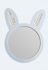 Espelho Decorativo Infantil 48x37cm Branco Coelho
