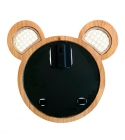 Espelho Decorativo Infantil 43x44cm Pinus Urso