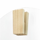 Espelho Decorativo Aplique Retangular Pinus 60x40cm Oval